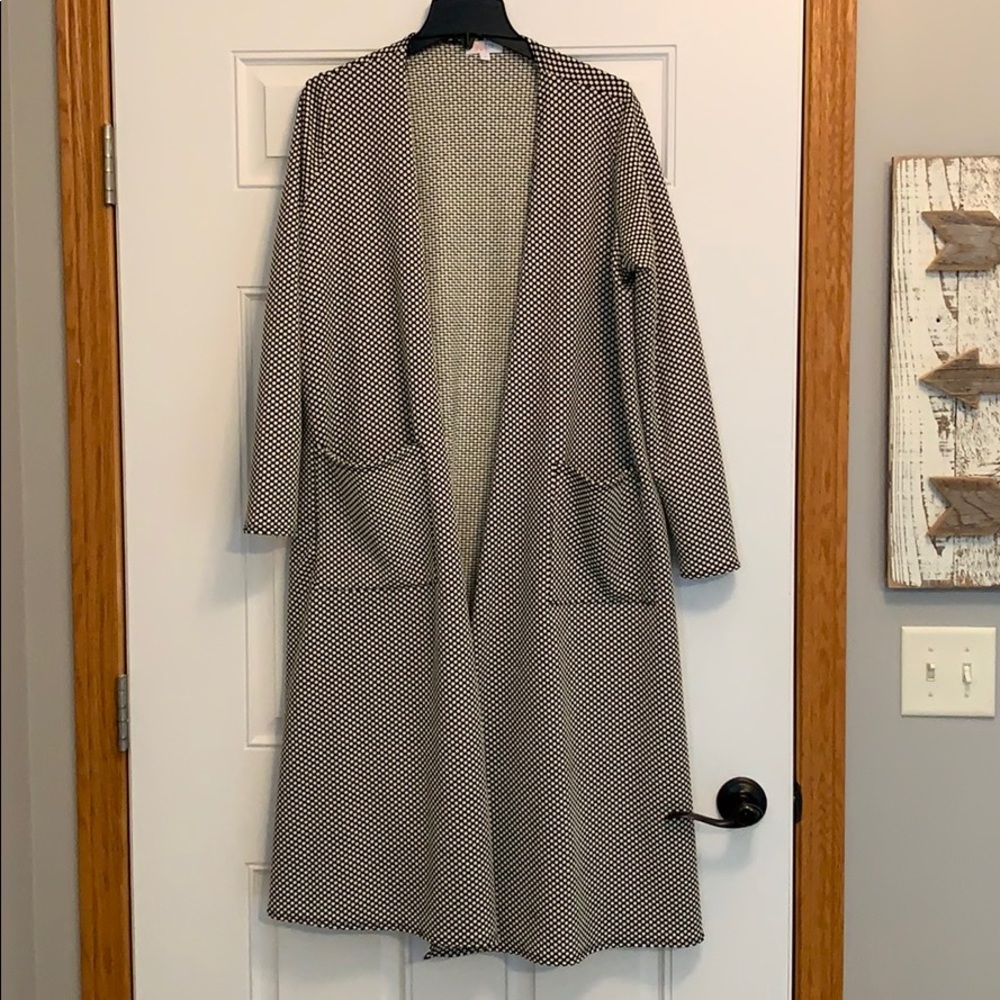 Lularoe Black with white polka dots Sarah